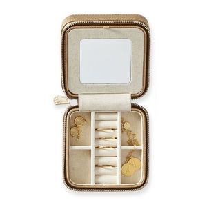 NEW Mark & Graham Gold Small Travel Jewelry Case (MY Monogrammed)